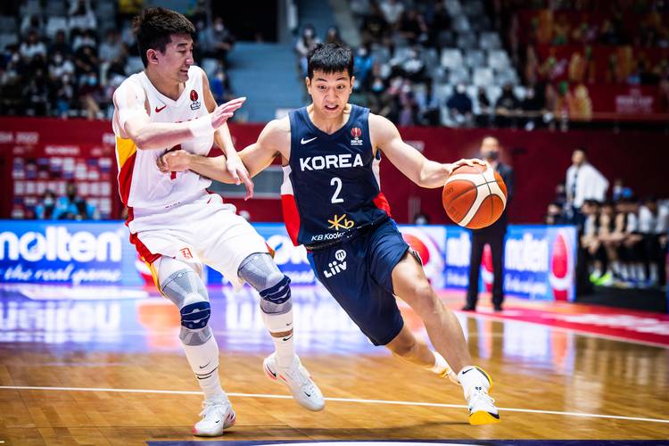 中国男篮对韩国