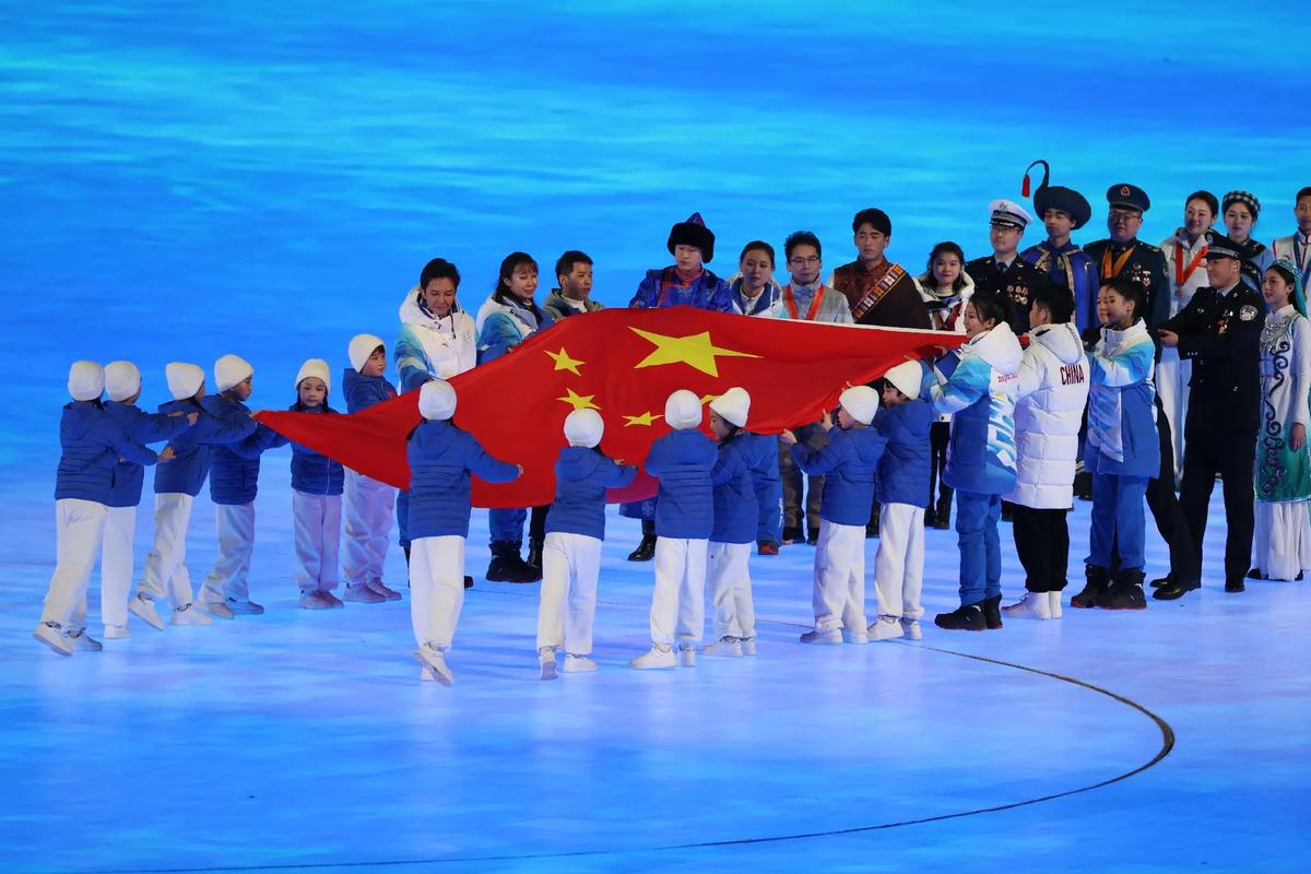 北京冬残奥会开幕式升国旗